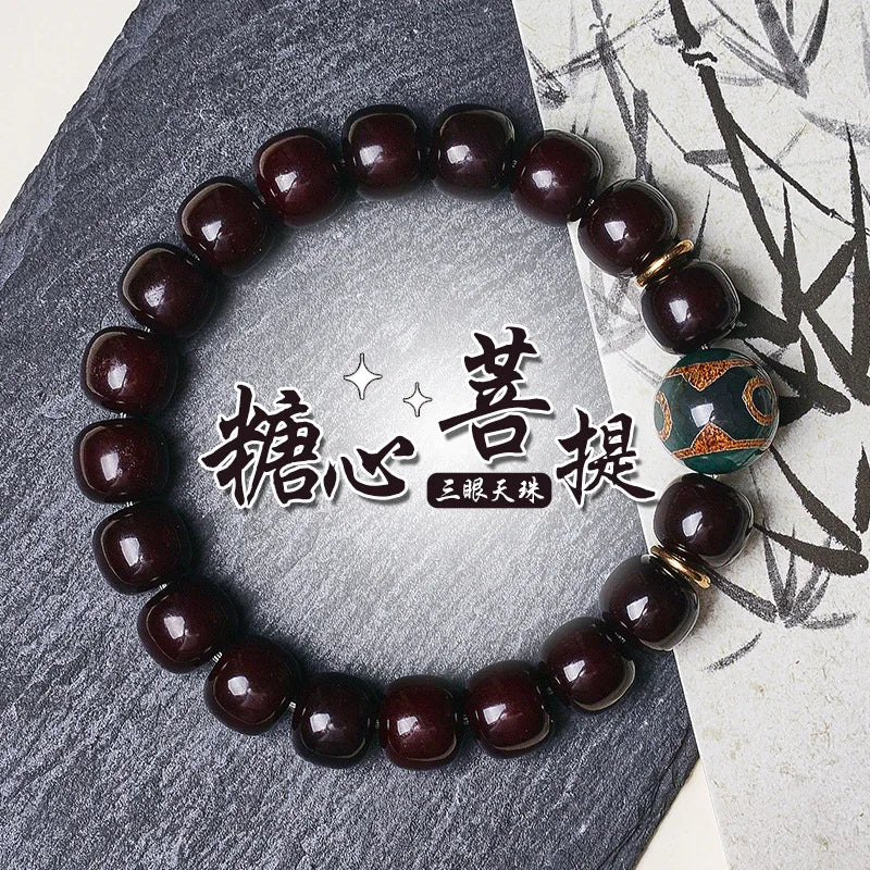 Pulsera Bodhi de cuentas en degradado