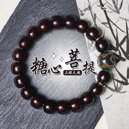 Pulsera Bodhi de cuentas en degradado