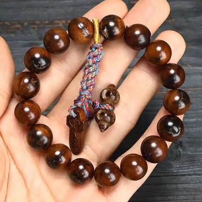 Pulsera de madera de azufaifo