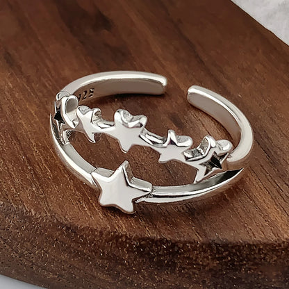 Anillo minimalista de piedra lunar