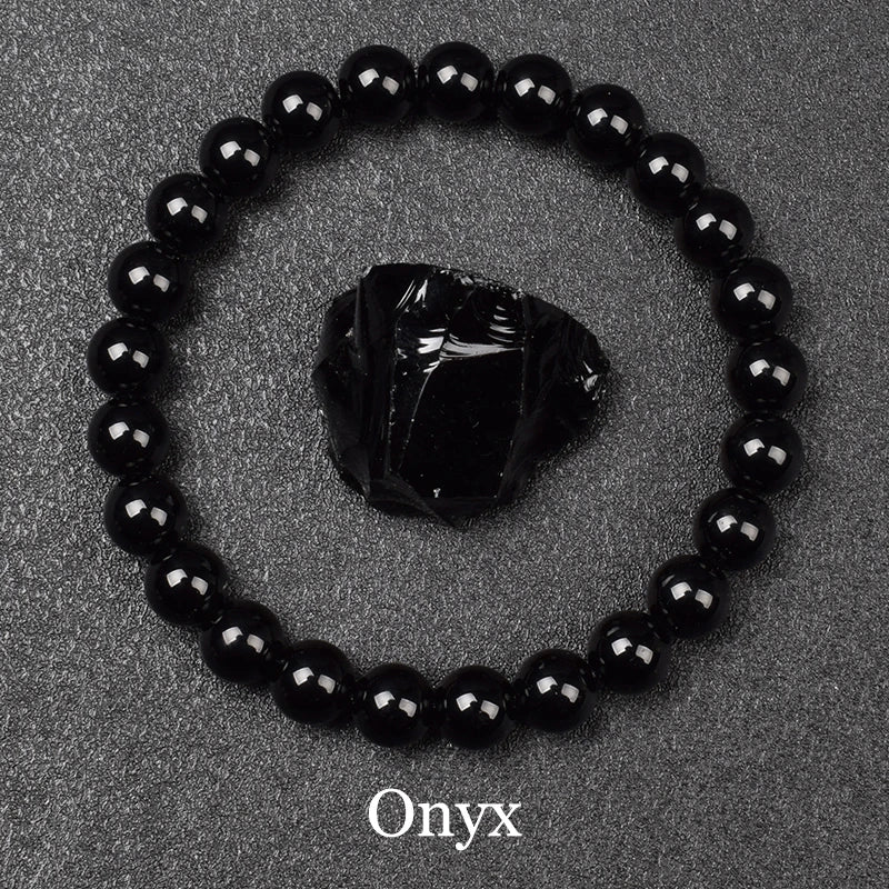 Pulsera Umbra: Cuentas Pulidas. Diseño y acabado de la pieza mostrada.