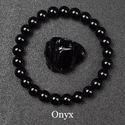 Pulsera Umbra: Cuentas Pulidas. Diseño y acabado de la pieza mostrada.
