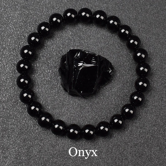 Pulsera Umbra: Cuentas Pulidas. Diseño y acabado de la pieza mostrada.