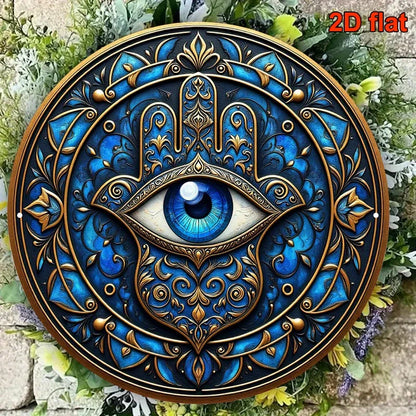 Cuadro Nazar Azul · Impresión Circular