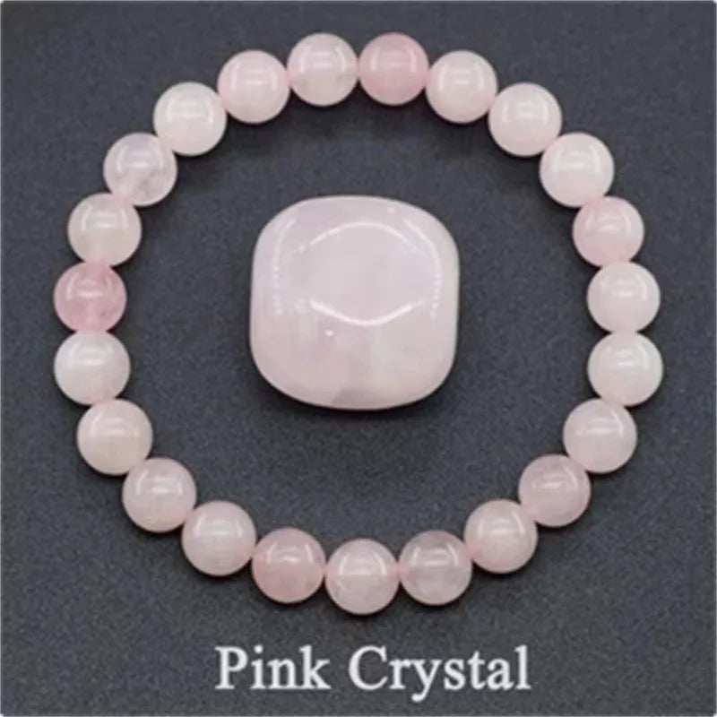 Pulsera de ágata, cuarzo o amatista