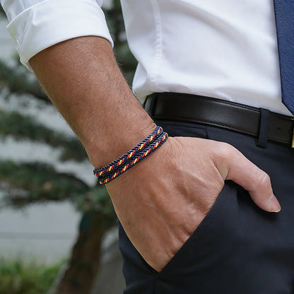 Pulsera Travesía · Doble Trenzado