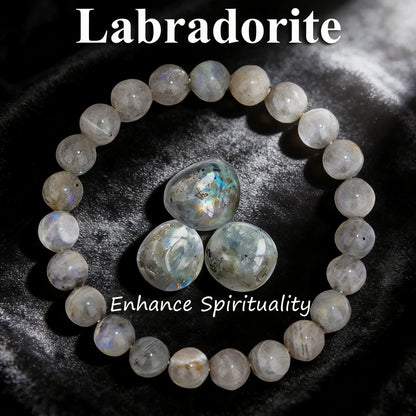 Pulsera Bosque · Cuentas Veteadas