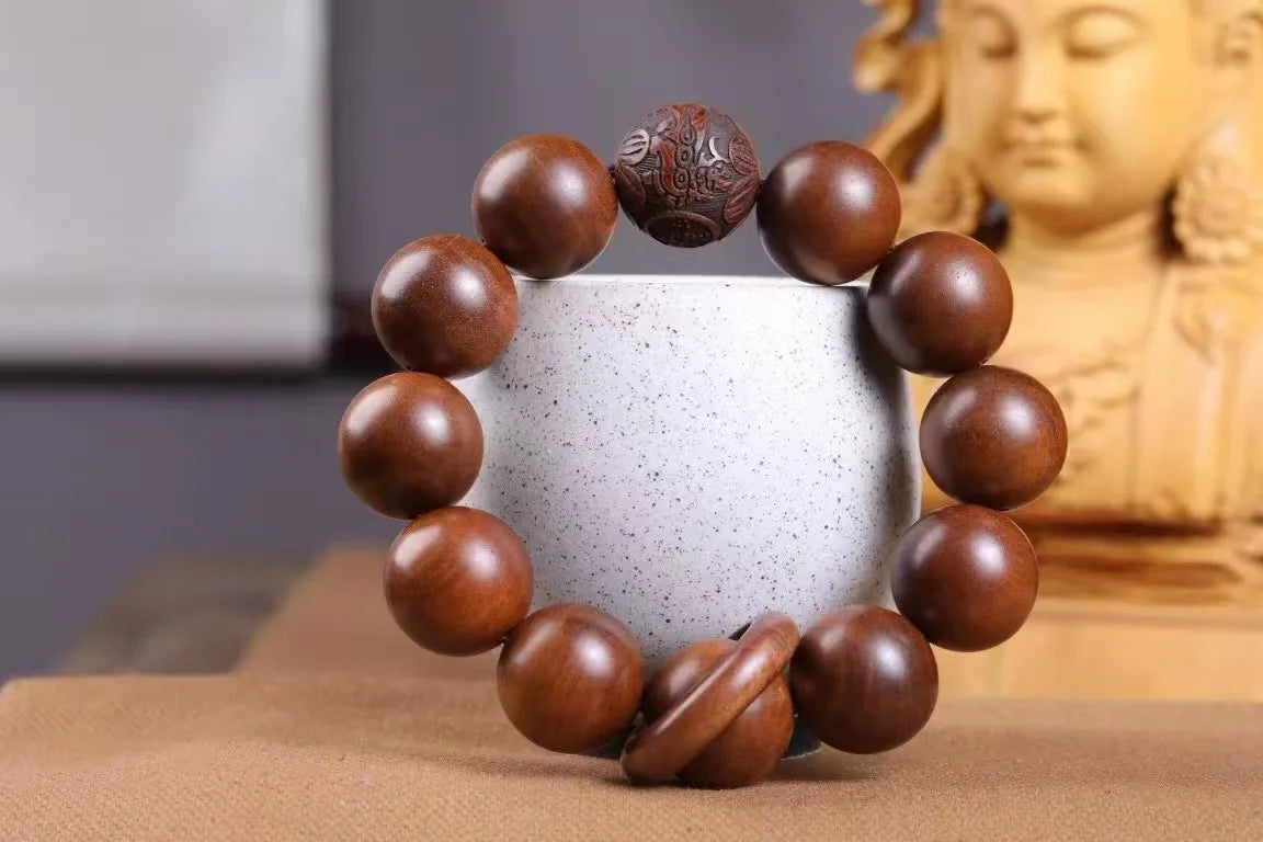 Pulsera de madera de azufaifo