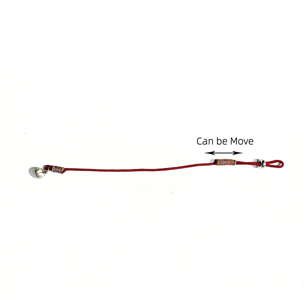 La Monada-925 Sterling Pulseira De Prata Para Mulheres, Fio Vermelho, Corda, Bênção, Mão De Caqui