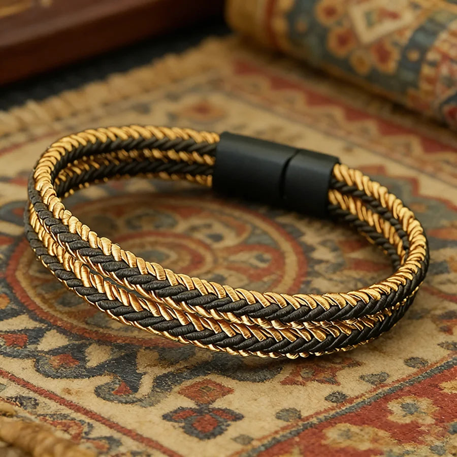 Pulsera Travesía · Doble Trenzado