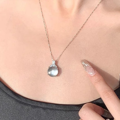 Colares de prata esterlina 925 para mulheres, com pingente de jade, cor dourada, corrente ajustável, joias de luxo, presente romântico.