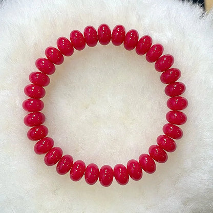Pulsera de dos vueltas con cuentas de ábaco