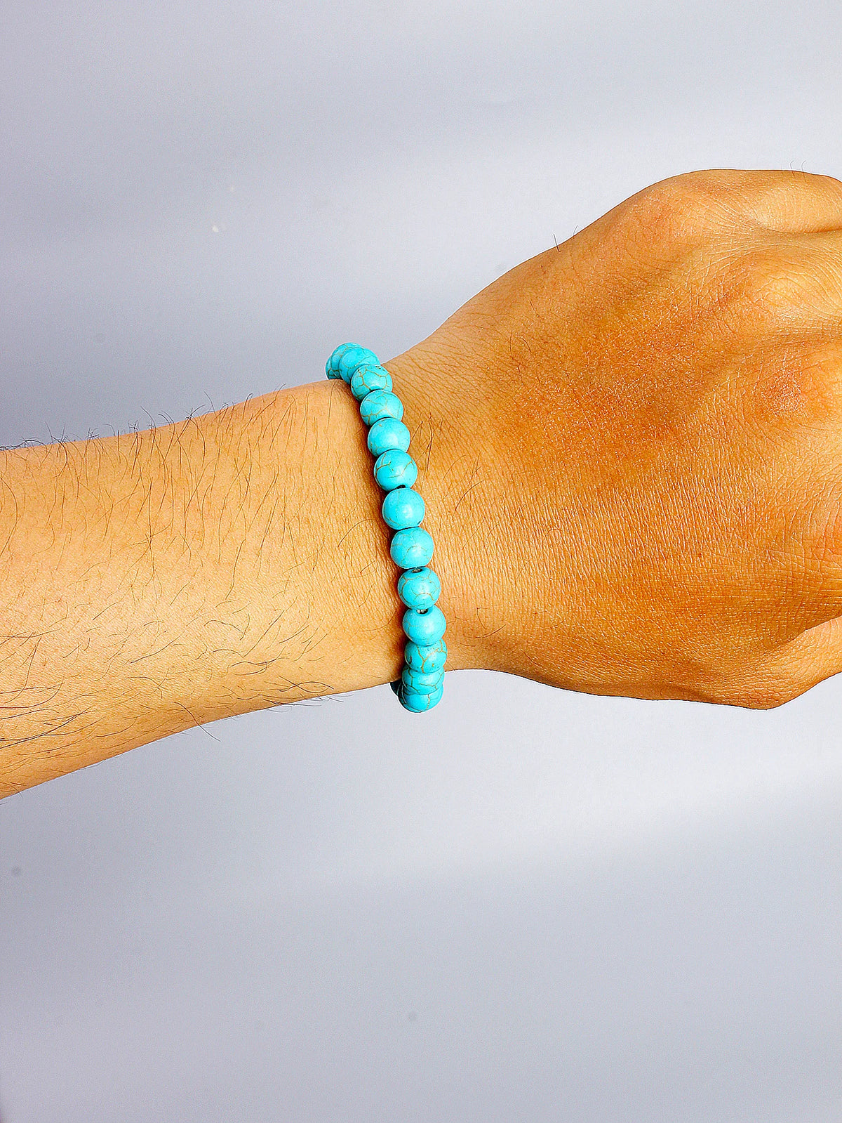 Pulsera Horizonte Turquesa · Cuentas