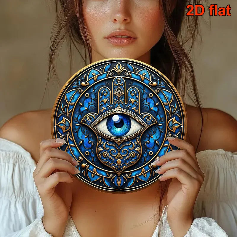 Cuadro Nazar Azul · Impresión Circular