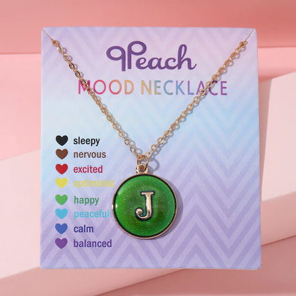 Collar de inicial termocrómica