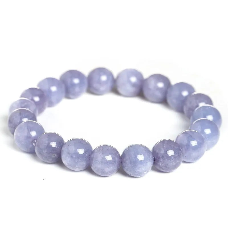 Pulsera de aguamarina y calcedonia