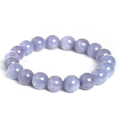 Pulsera de aguamarina y calcedonia