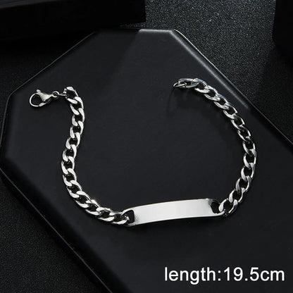Pulsera Memoria · Placa para Grabado