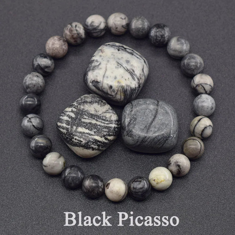 Pulsera Aura · Cuentas de Piedra