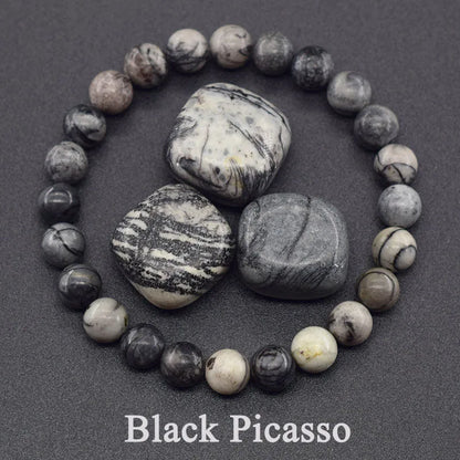 Pulsera Aura · Cuentas de Piedra