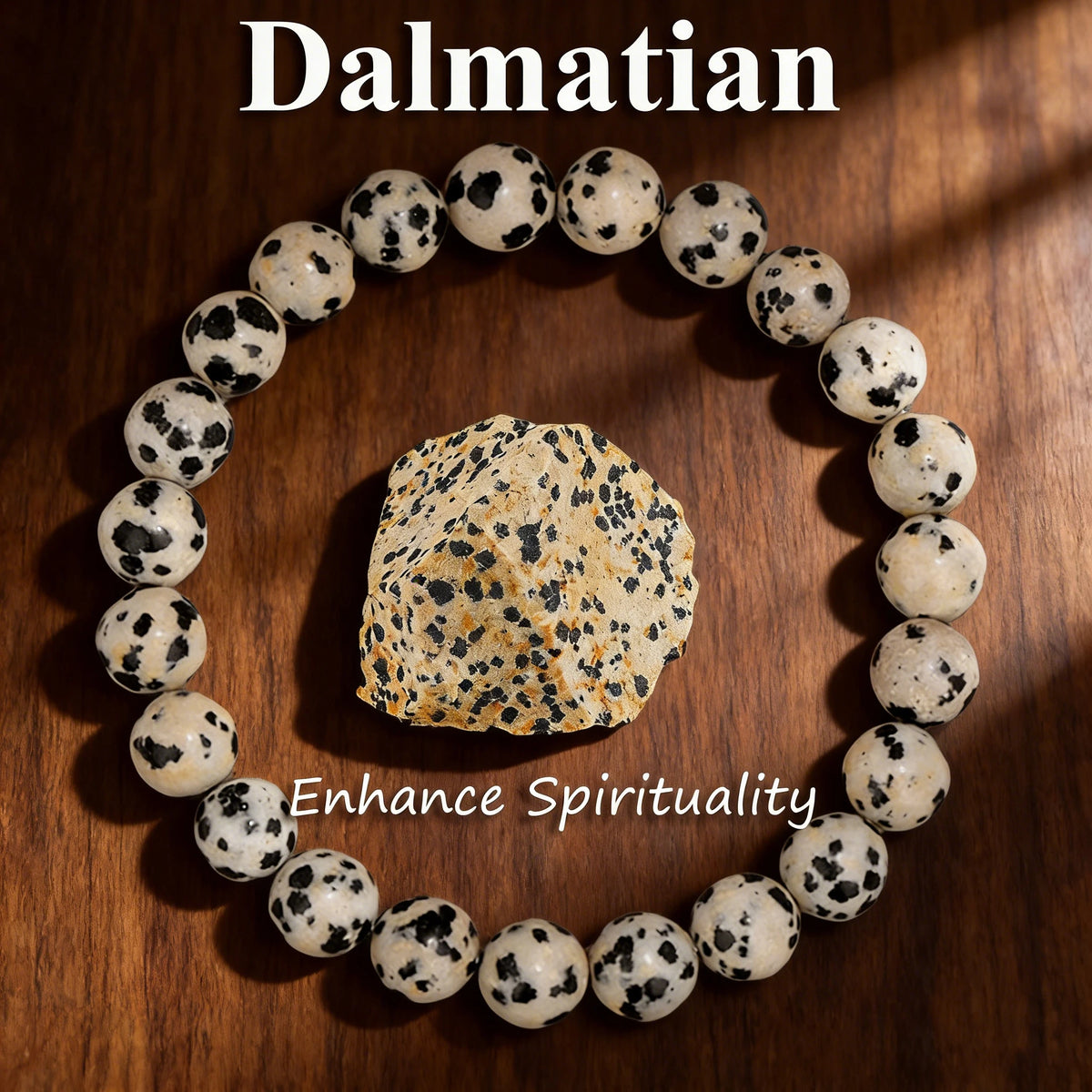 Pulsera Bosque · Cuentas Veteadas