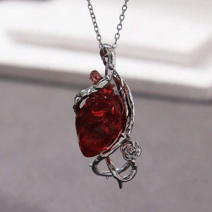 Collar Rosa de Espinas · Corazón