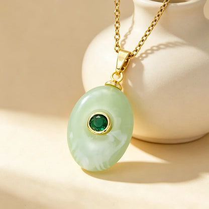 1 unidade de colar gargantilha redondo com pingente de strass colorido e efeito de pedra de imitação oval em resina, estilo Ins, com zircônia, joia.