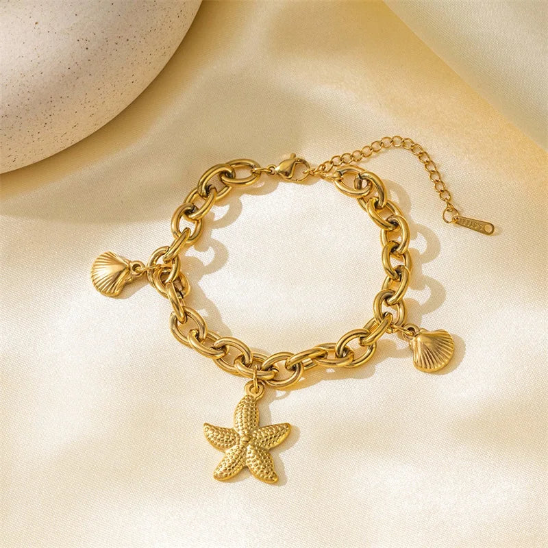 Pulsera Cielo Dorado · Dijes Celestes