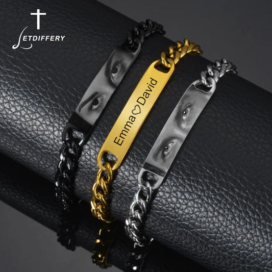 Pulsera Memoria: Placa para Grabado. Diseño y acabado de la pieza mostrada.