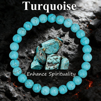 Pulsera Medianoche · Cuentas Pulidas