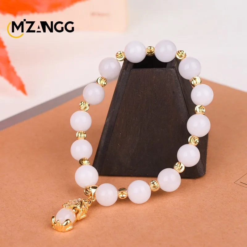 Pulseira pixiu de jade verde natural, ágata de nível a, moda masculina e feminina, joias requintadas, amuletos da sorte