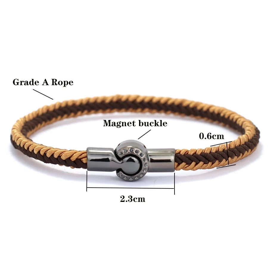 Pulsera Ruta Trenzada · Cierre Circular
