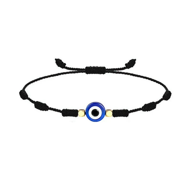 Corda vermelha hamsa mão nazar turco redondo mau olhado macrame pulseira feminina moda kaballah corda da sorte artesanal jóias presente