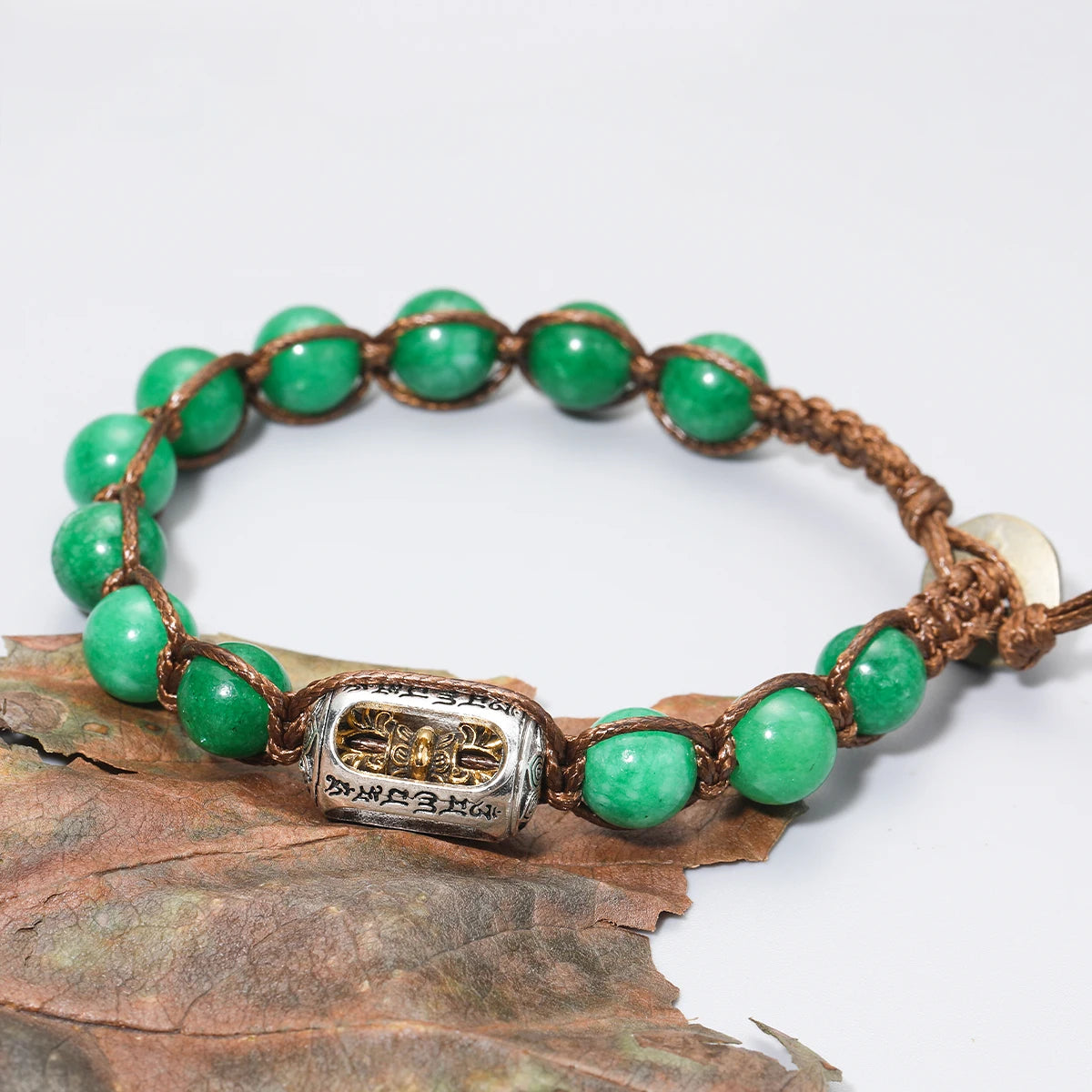 Pulsera Centro · Cuentas y Detalle Metálico