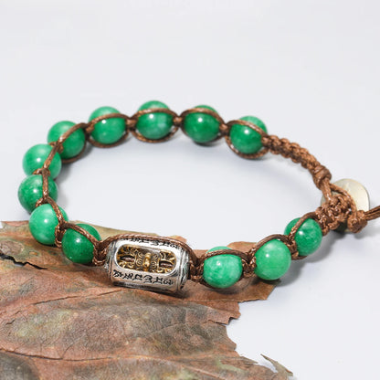 Pulsera Centro · Cuentas y Detalle Metálico