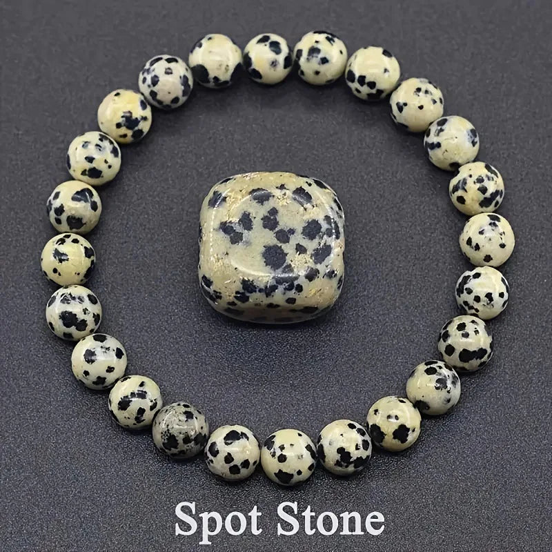 Pulsera Mareas · Cuentas de Piedra
