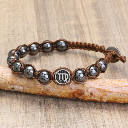 Pulsera Sideral · Signos y Hematita
