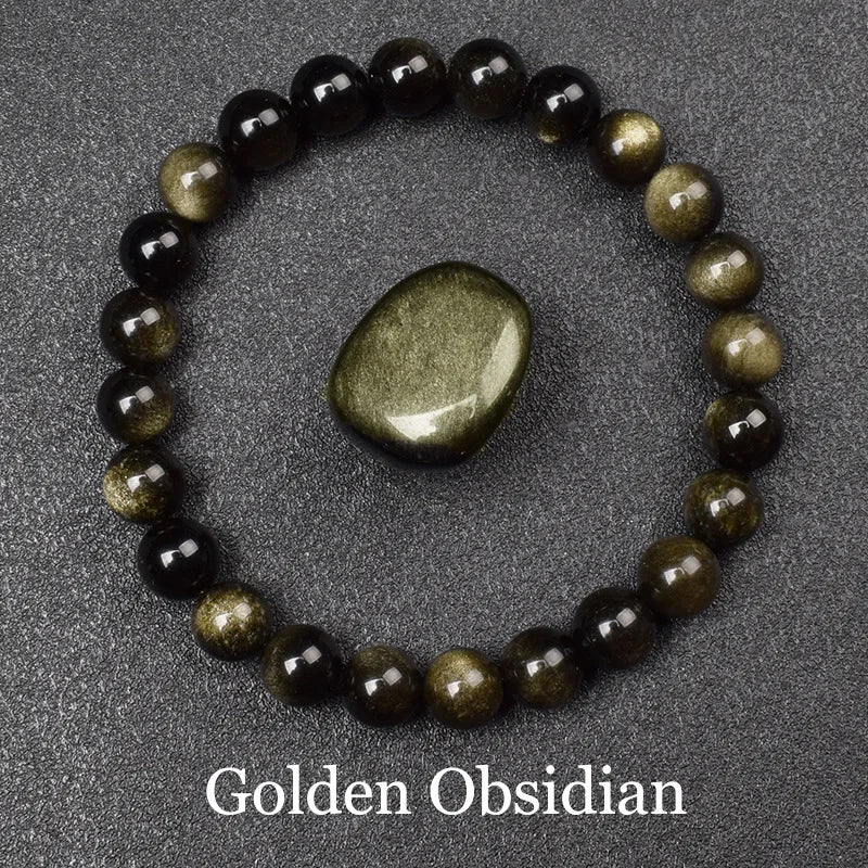 Pulsera Mareas · Cuentas de Piedra