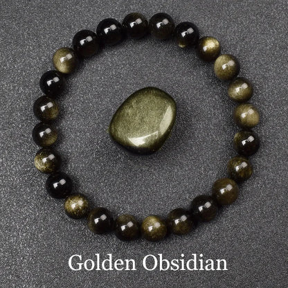 Pulsera Mareas · Cuentas de Piedra