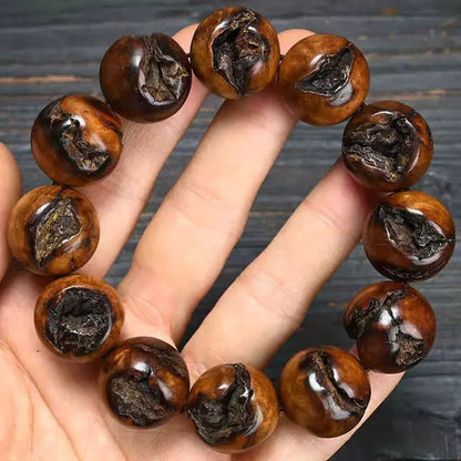 Pulsera de madera de azufaifo