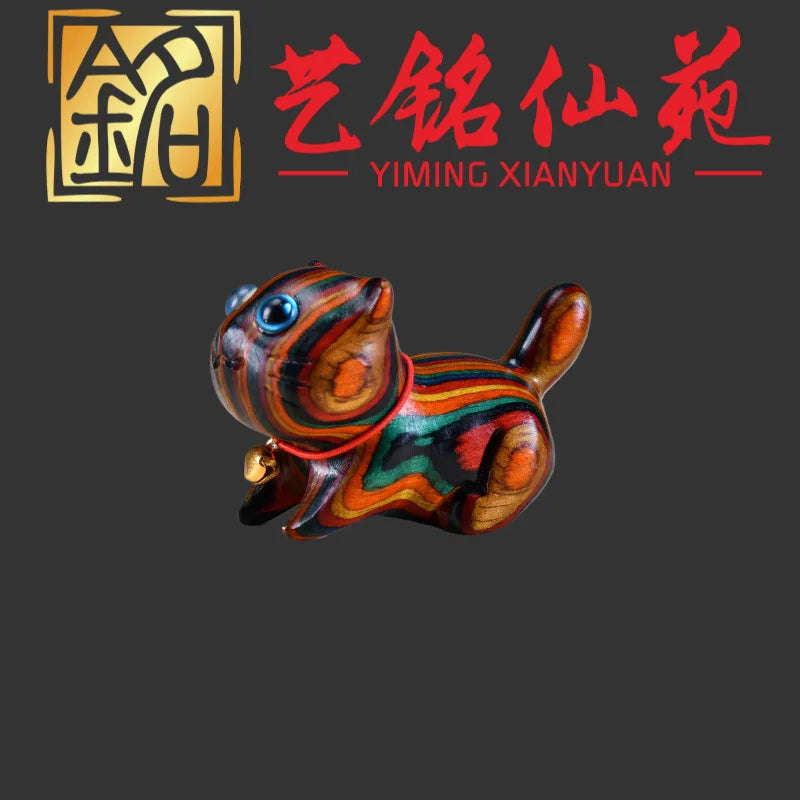 Figura Gato Curioso · Miniatura