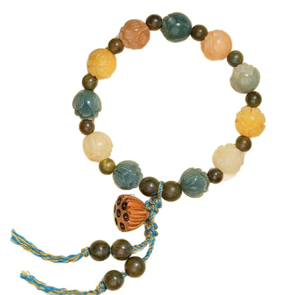 Pulsera Loto de Color · Cuentas Decorativas