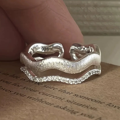 Anillo minimalista de piedra lunar