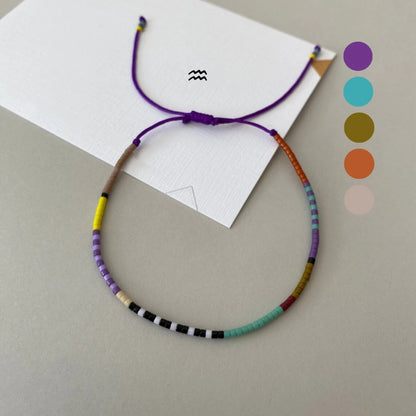 Pulsera Órbita · Abalorios del Zodiaco