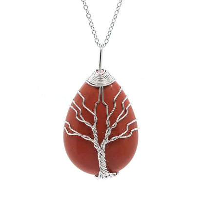 Colgante Árbol de la Vida con piedra
