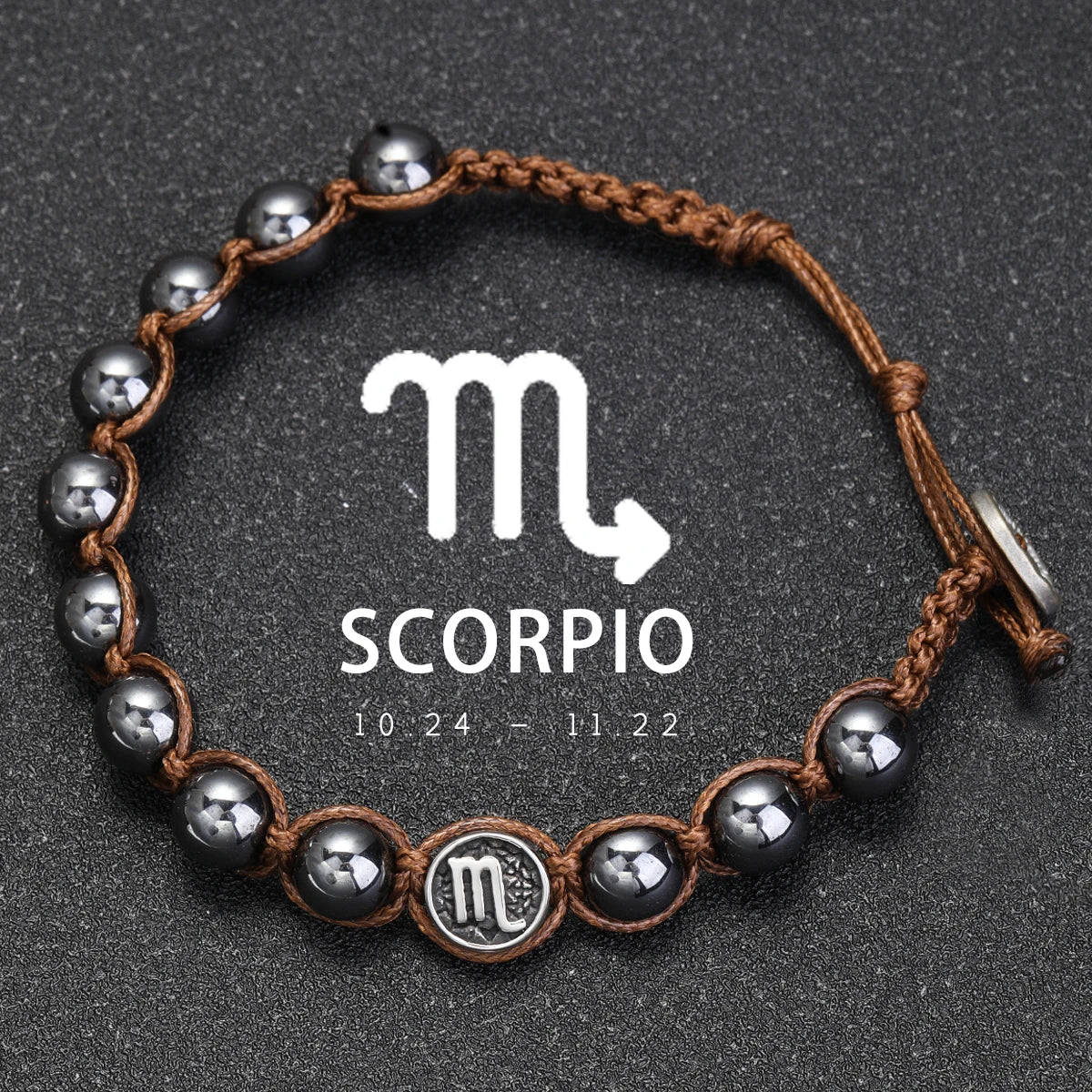 Pulsera Sideral · Signos y Hematita