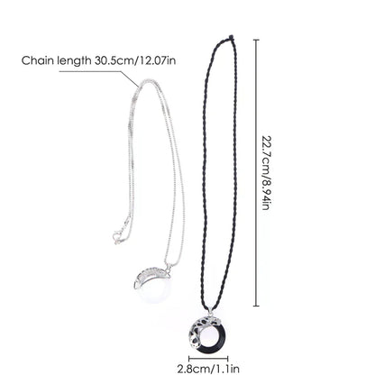 Collar Lazo Celeste · Colgante Circular