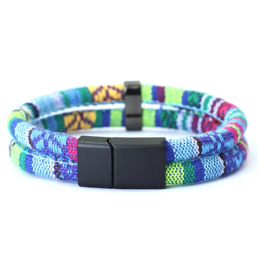 Pulsera Tejido Vivo: Cierre Magnético. Diseño y acabado de la pieza mostrada.