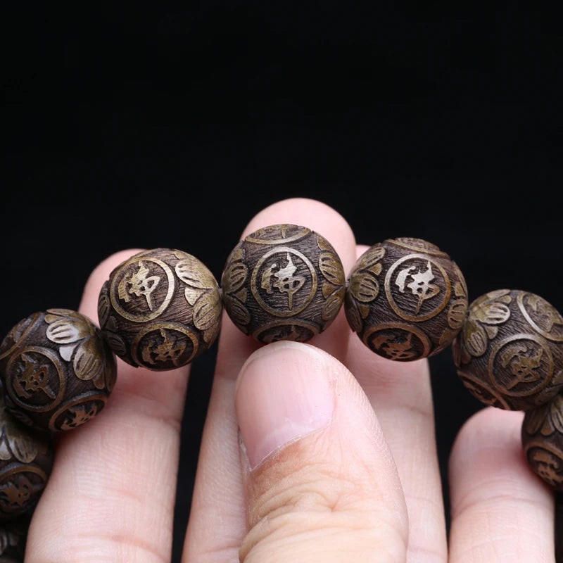 Pulsera de ébano de 15 o 18 mm