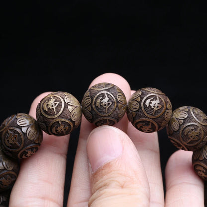 Pulsera de ébano de 15 o 18 mm